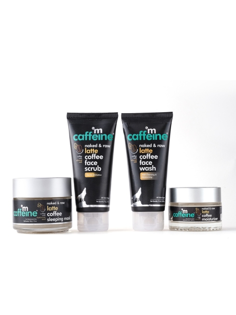 

MCaffeine Sustainable Latte Coffee Intense Moisturization & Repair Kit - Day & Night Routine, Beige