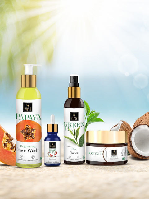 

Good Vibes Ultimate Glow Combo Kit, White