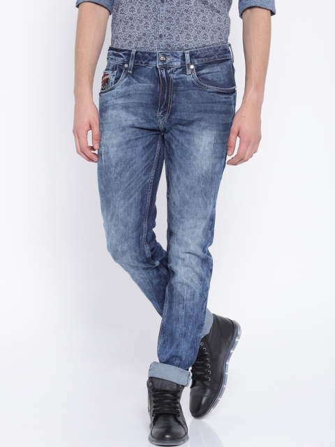 

Ed Hardy Blue Washed Slim Fit Jeans