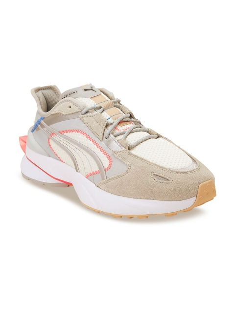 

Puma Unisex Grey Colourblocked PWRFRAME OP-1 Cyber Sneakers