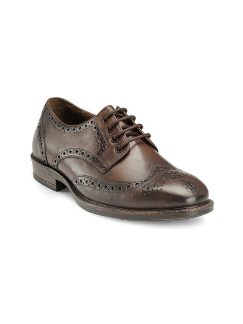 

Teakwood Leathers Men Brown Solid Leather Formal Brogues