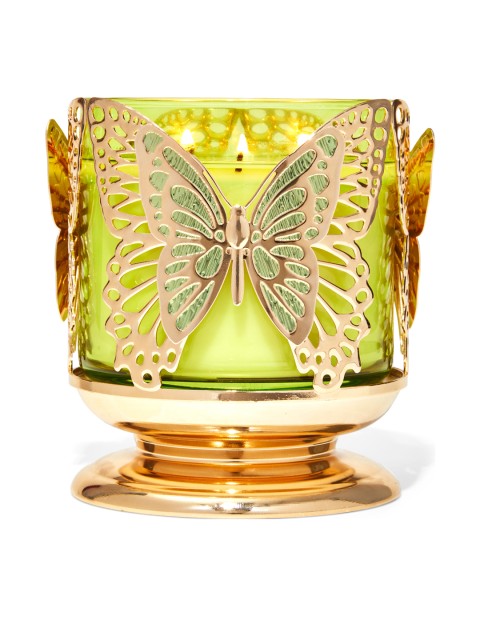 

Bath & Body Works Gold-Toned Butterfly 3-Wick Candle Holder