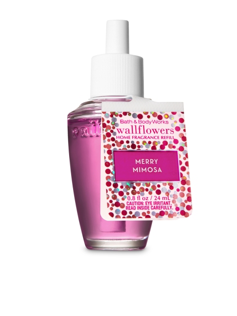 

Bath & Body Works Merry Mimosa Wallflowers Home Fragrance Refill 24 ml, Pink