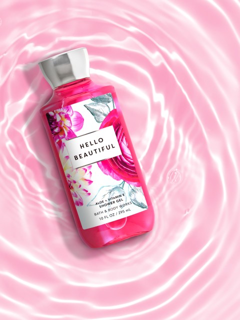 

Bath & Body Works Women Hello Beautiful Shower Gel 295 ml, Pink