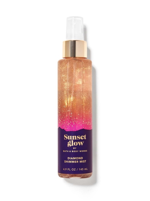 

Bath & Body Works Sunset Glow Diamond Shimmer Mist 145 ml, Gold