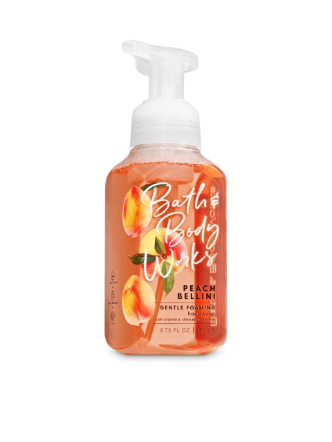 

Bath & Body Works Unisex Peach Bellini Gentle Foaming Hand Soap 259 ml, Orange