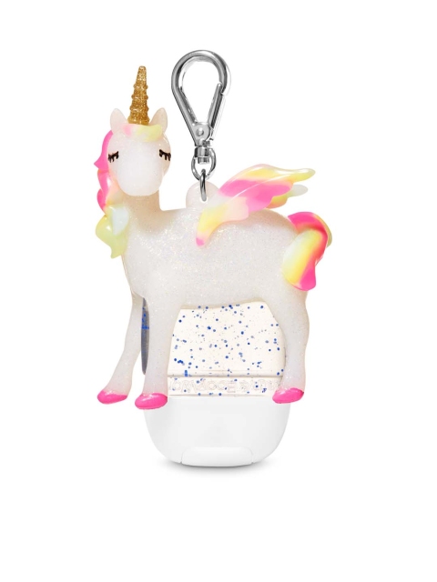 

Bath & Body Works Unisex White & Pink Unicorn PocketBac Holder