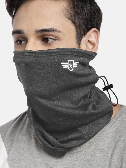 

Roadster Unisex Charcoal Solid 1-Ply Reusable Outdoor Cloth Scarf Mask