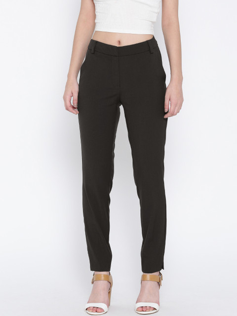 

Vero Moda Coffee Brown Cropped Casual Trousers