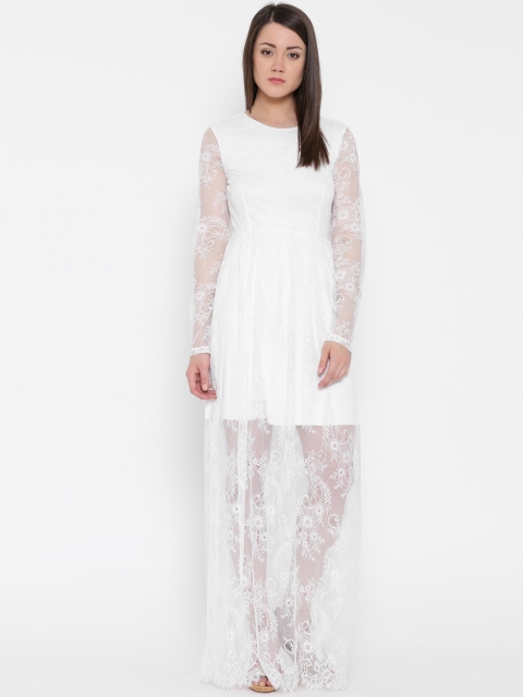 

Vero Moda Women White Lace Maxi Dress