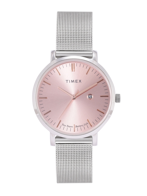 

Timex Women Pink Analogue Watch TWEL12901