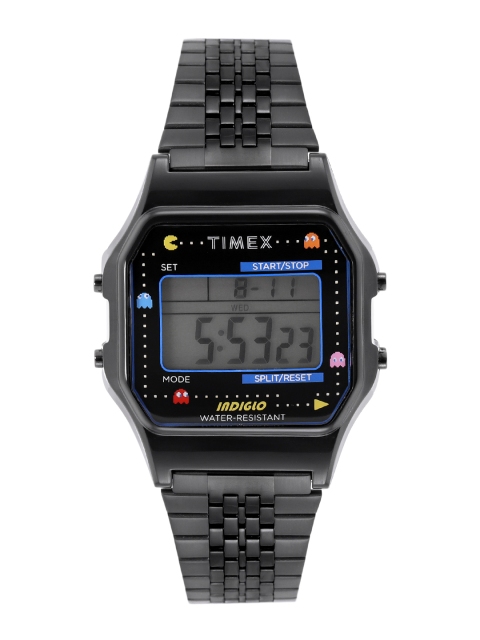 

Timex Unisex Black T80 X Pac-Man Digital Watch TW2U32100