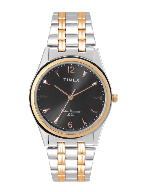 

Timex Men Black Analogue Watch TW000BQ12