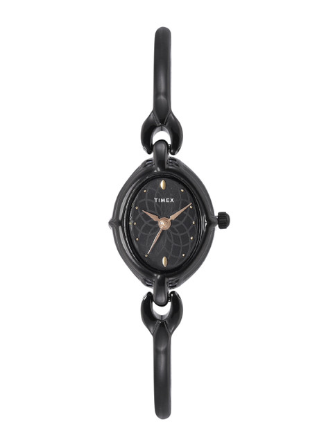 

Timex Women Black Analogue Watch TW000LK25