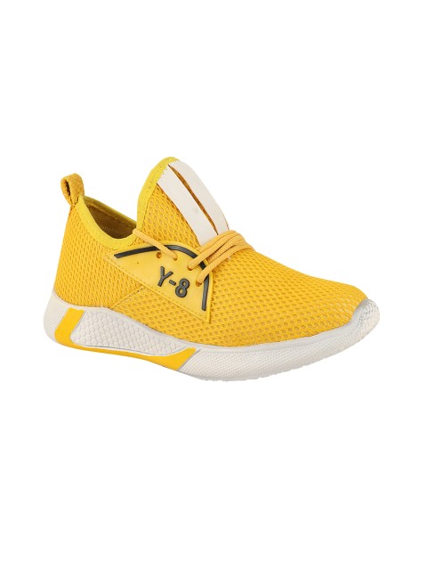 

Shoetopia Boys Yellow Mesh Walking Non-Marking Shoes