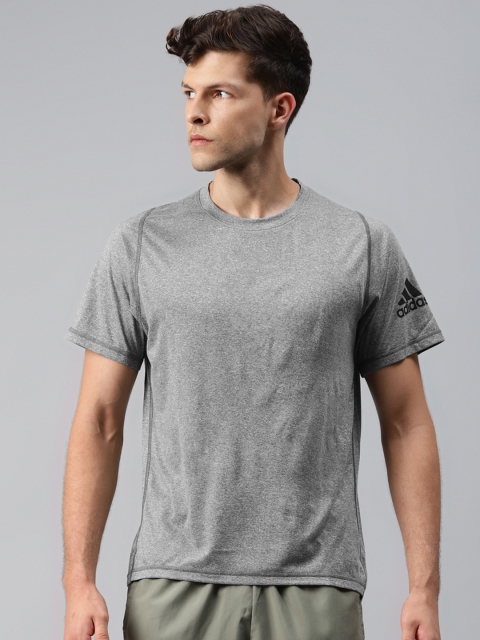 

ADIDAS Men Charcoal Grey FRL ULT Solid T-shirt