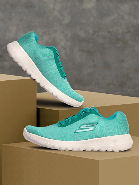

Skechers Women Turquoise Blue GO WALK JOY HERO Walking Shoes