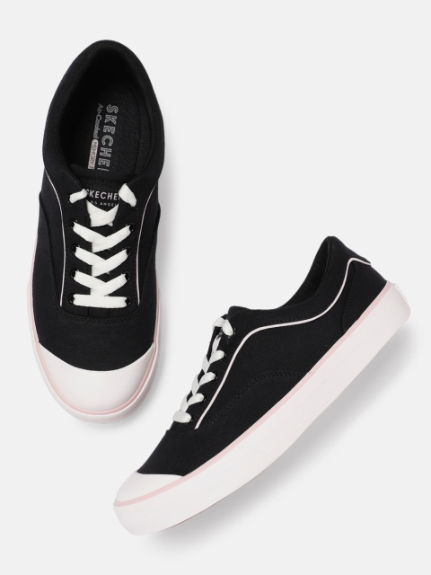 

Skechers Women Black Half Moon - Luna Memory Foam Sneakers