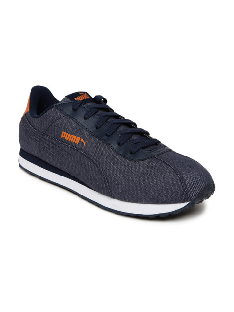 

Puma Unisex Blue Solid Denim Sneakers
