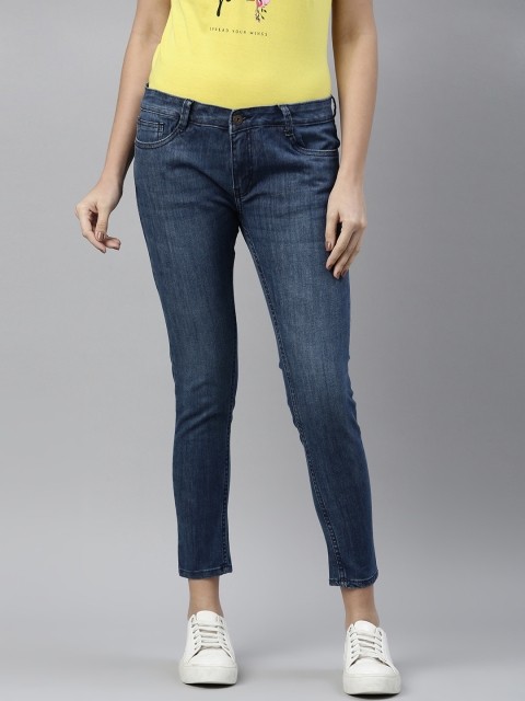 

abof Women Blue Light Fade Skinny Fit Stretchable Jeans