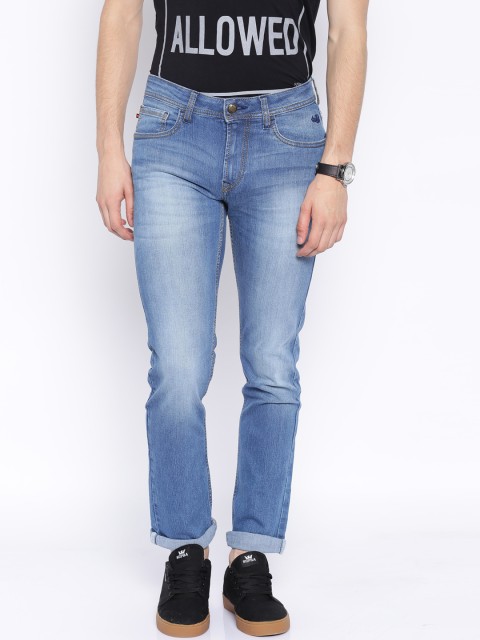 

Flying Machine Men Blue Michael Slim Tapered Stretchable Jeans