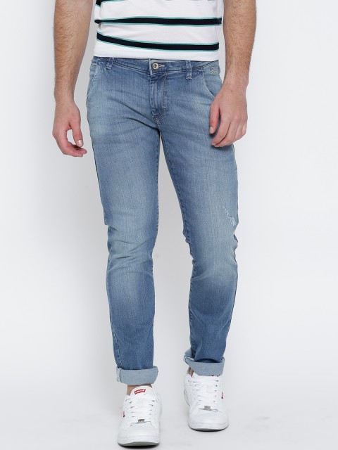 

Flying Machine Men Blue Michael Slim Tapered Stretchable Jeans