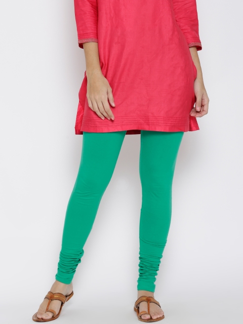 

AURELIA Green Churidar Leggings