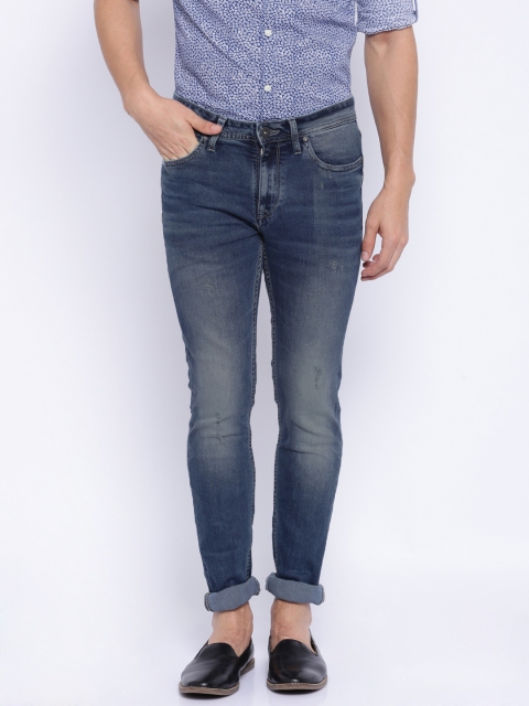 

Jack & Jones Men Blue Ben Skinny Fit Stretchable Jeans