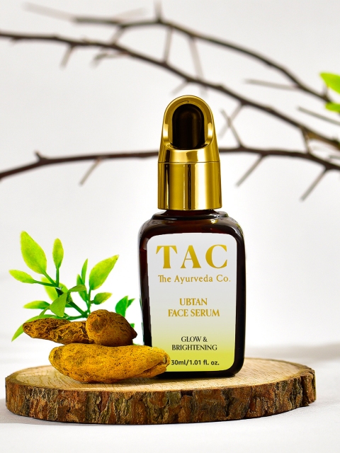 

TAC - The Ayurveda Co. Ubtan Face Serum for Oily Skin with Bio-Collagen for Glowing Skin, White
