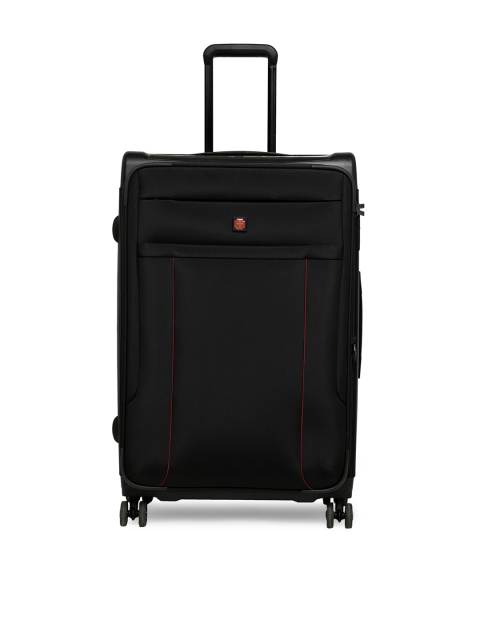 

SWISSBRAND PERTH Range Black Color Soft Large Luggage