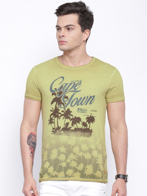 

Jack & Jones Green Printed T-shirt