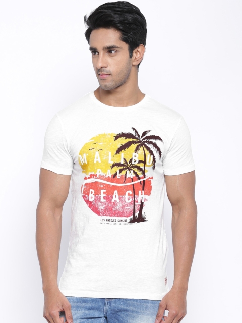 

Jack & Jones White Printed T-shirt