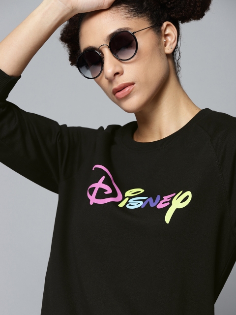 

Kook N Keech Disney Women Black Printed Sweatshirt