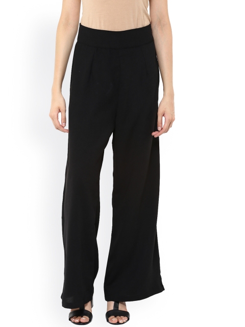 

Fusion Beats Women Black Palazzo Trousers
