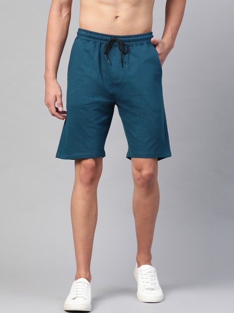 

Kook N Keech Men Navy Blue Mid-Rise Regular Shorts