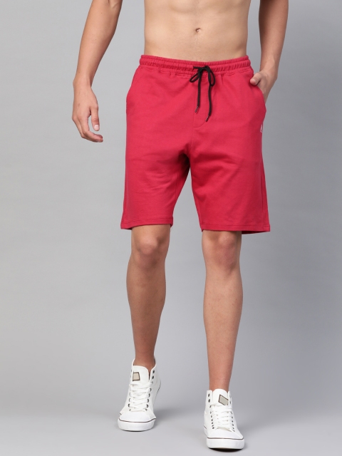 

Kook N Keech Men Red Mid-Rise Regular Shorts