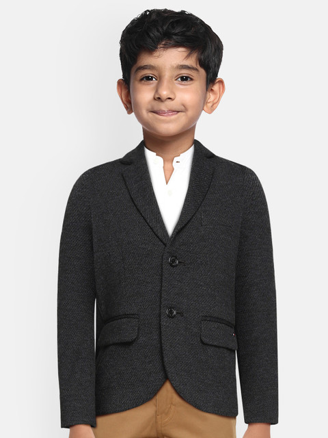 

Tommy Hilfiger Boys Grey Notched Lapel Party Blazer