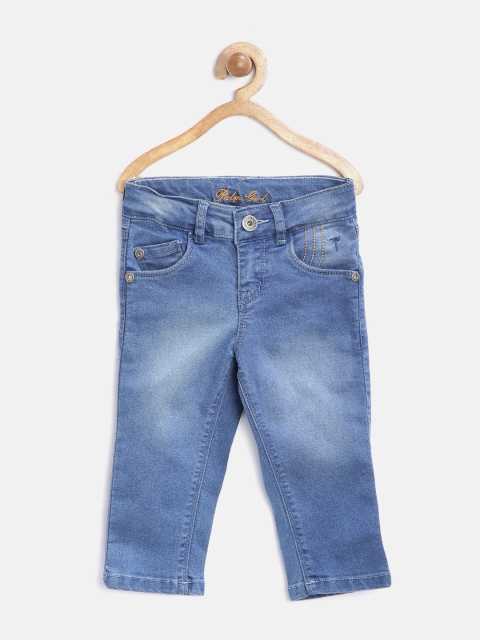 

Palm Tree by Gini & Jony Girls Blue Washed Stretchable Jeans