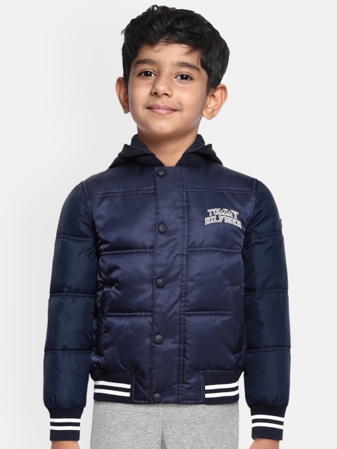 

Tommy Hilfiger Boys Navy Blue Quilted Padded Jacket