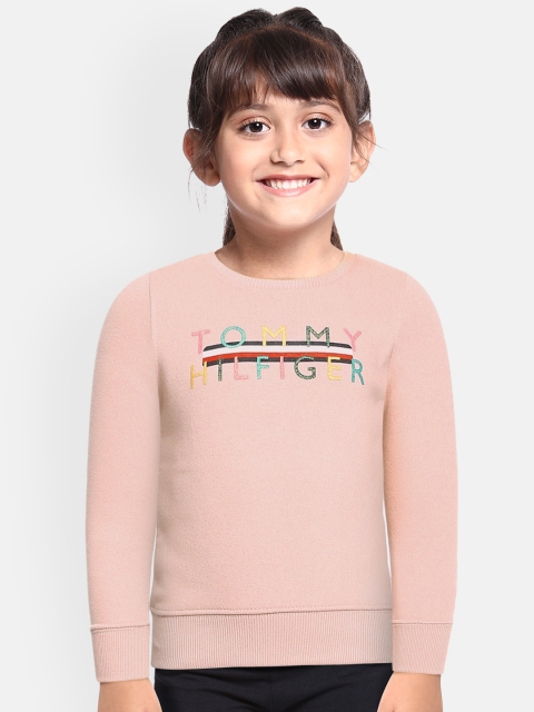 

Tommy Hilfiger Girls Pink Printed Sweatshirt