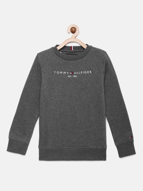 

Tommy Hilfiger Boys Charcoal Grey Sweatshirt