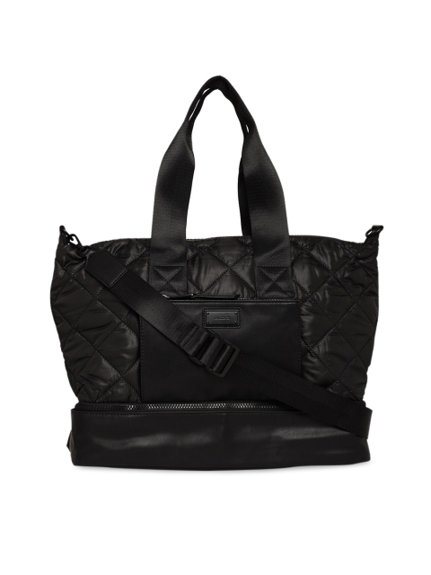 

ALDO Black Textured PU Structured Shoulder Bag