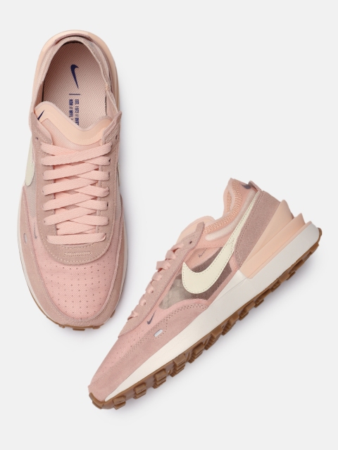 

Nike Women Coral-Coloured Waffle One Sneakers