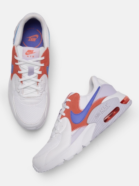 

Nike Women White & Blue Colourblocked Air Max Excee Sneakers