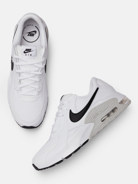 

Nike Men White Air Max Excee Leather excluding Trims Sneakers