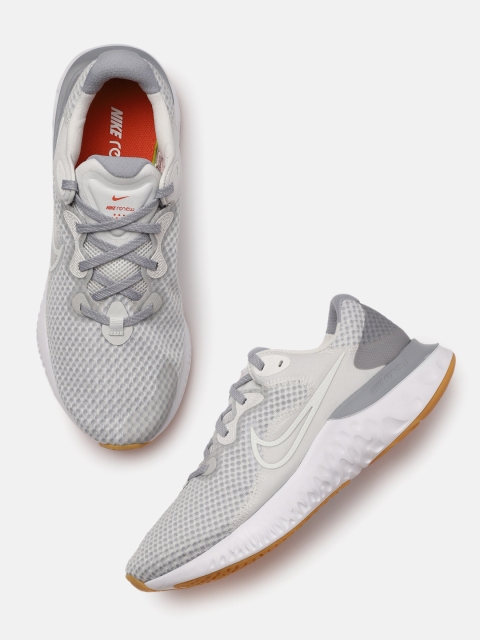 

Nike Men Grey Renew Run 2 Running Shoes