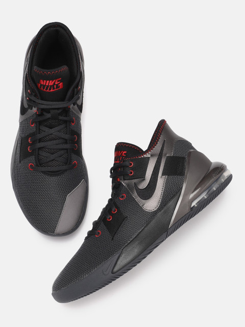 

Nike Unisex Black Mesh AIR MAX IMPACT 2 Basketball Shoes