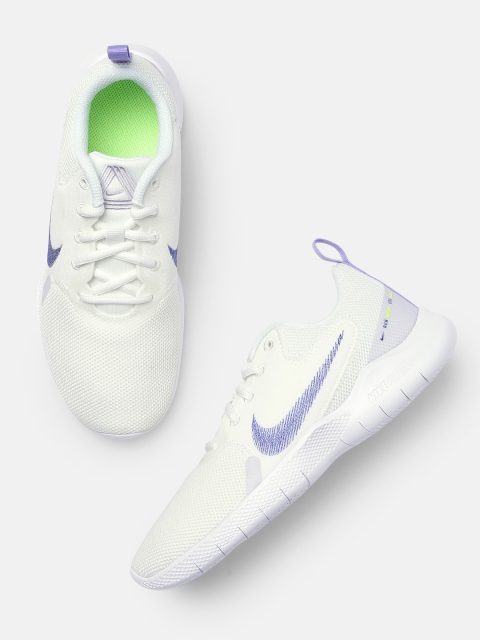 

Nike Women White Flex Experience Run 10 Running Shoes