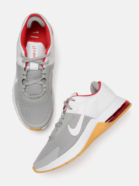 

Nike Men White & Grey Colourblocked Air Max Alpha Trainer 4 Training Shoes