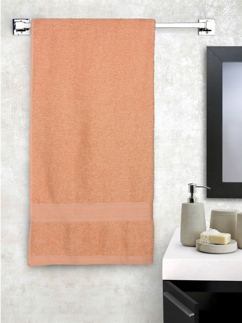 

Raymond Home Peach-Coloured Solid 450 GSM Cotton Bath Towel